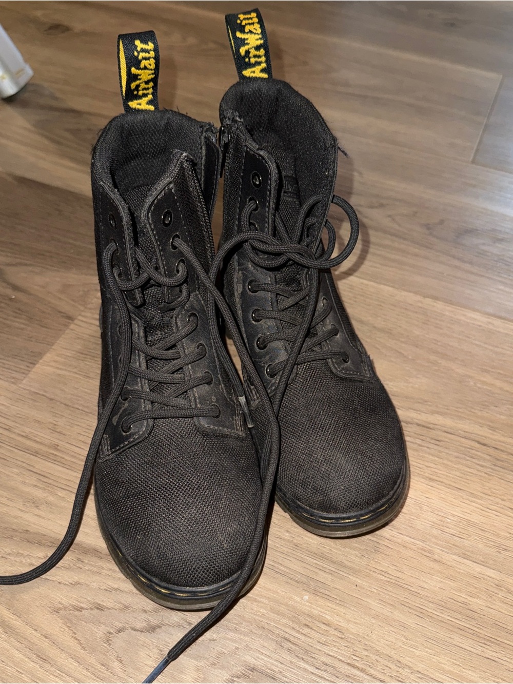 Kids Canvas Dr Martin boots